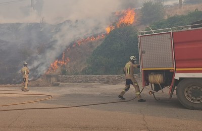 Los bomberos de la Diputación de Zaragoza realizaron más de 2.800 intervenciones a lo largo del año pasado