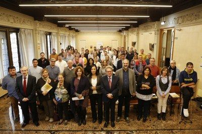 Primer día de ‘clase’ de la Escuela de Concejales y Concejalas de la Diputación de Zaragoza con todas las plazas completas