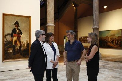La DPZ expone en el palacio de Sástago la imagen y la identidad de Zaragoza y del resto de la provincia a través de tres siglos de arte