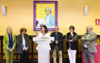 La Diputación de Zaragoza conmemora el 125 aniversario del nacimiento de María Moliner dedicándole una sala en la Institución Fernando el Católico
