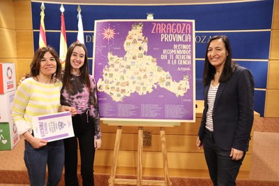 La Diputación de Zaragoza edita un mapa con 56 propuestas para acercar la ciencia a los escolares de Primaria recorriendo la provincia
