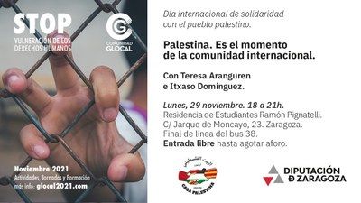 La DPZ organiza este lunes una jornada sobre el papel de la comunidad internacional ante la situación del pueblo palestino