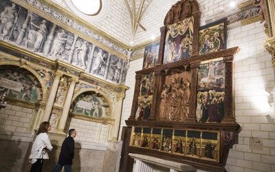 La DPZ finaliza la restauración del retablo de la Purificación de la catedral de Tarazona, que ha vuelto a su sitio casi 40 años después