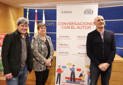 Carmen Mola abre el X ciclo Conversaciones con el Autor de la DPZ hoy miércoles en Brea y mañana jueves en Pinseque y Zaragoza