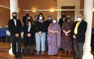 Representantes de la Diputación de Zaragoza se reúnen con una delegación saharaui para abordar la situación en este territorio