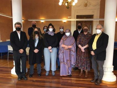 Representantes de la Diputación de Zaragoza se reúnen con una delegación saharaui para abordar la situación en este territorio