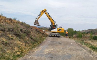 La DPZ comienza el arreglo de la carretera que conecta Paniza y Aladrén, la CV-700, con una inversión de 1,5 millones de euros