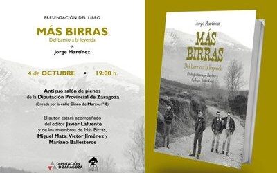 El antiguo salón de plenos de la DPZ acoge este miércoles la presentación del libro “Más Birras. Del barrio a la leyenda”