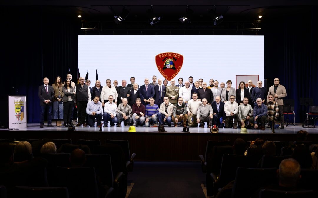 La Diputación de Zaragoza conmemora el 50 aniversario del Servicio Provincial de Extinción de Incendios