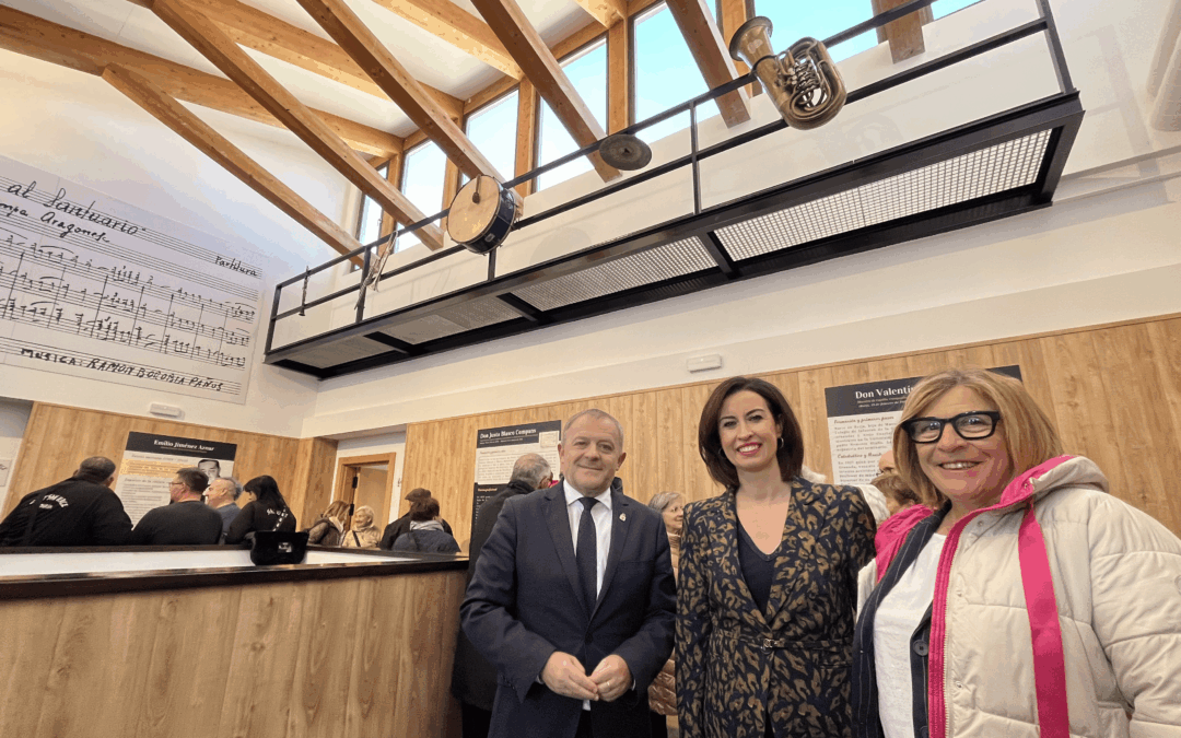 Borja inaugura la reconversión del palacio de los Alcañices en la Casa de la Música tras una inversión de más de 1,1 millones de euros, financiados casi en su totalidad por la Diputación de Zaragoza