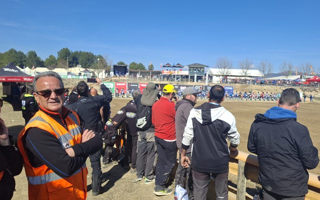 El presidente de la Diputación de Zaragoza asiste a la celebración en Calatayud del Campeonato de España de Motocross Élite