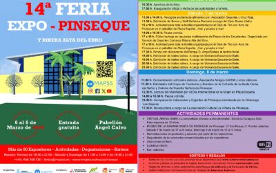 La decimocuarta edición de Expo-Pinseque y Ribera Alta reúne a 60 expositores y una amplia oferta comercial y de servicios