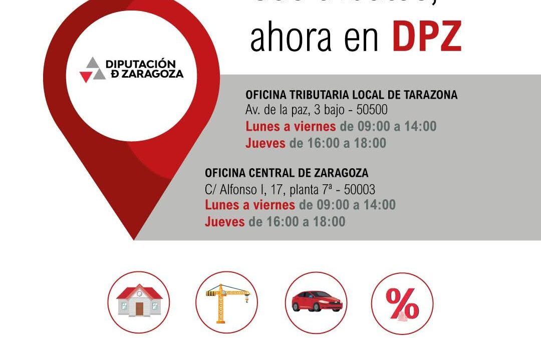 La Diputación de Zaragoza colabora en la gestión tributaria con el Ayuntamiento de Tarazona