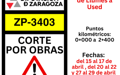 Cortada por obras de mejora del firme la ZP-3403 hasta el acceso a Llumes desde mañana miércoles al viernes