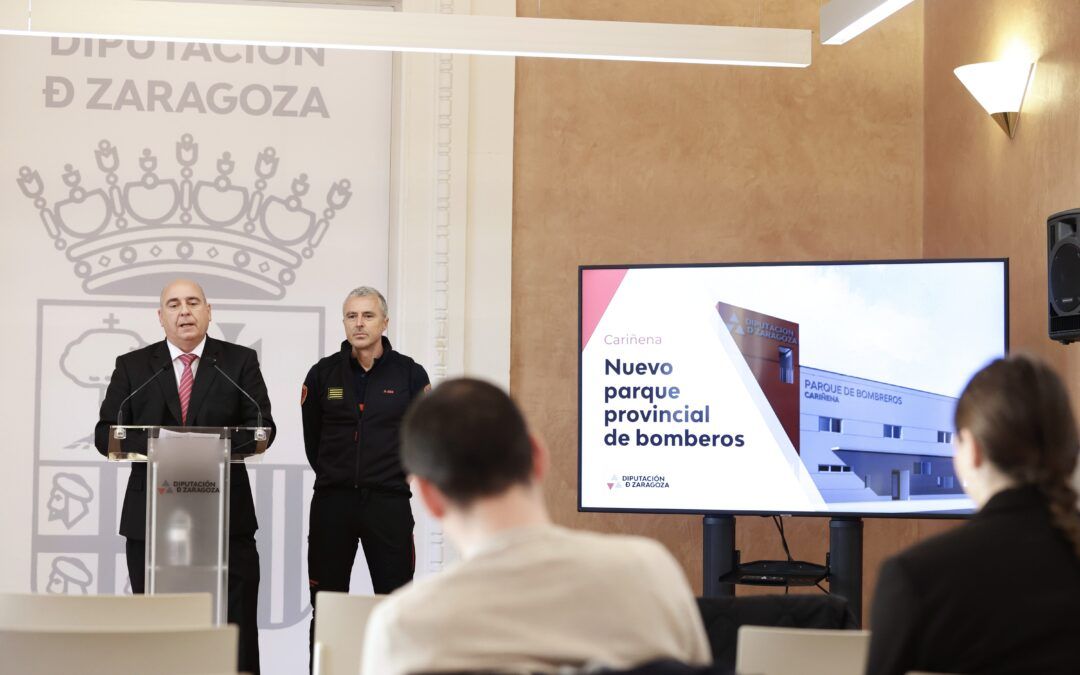 La Diputación de Zaragoza aprueba el proyecto del nuevo parque de bomberos de Cariñena, que saldrá a concurso por 1,4 millones de euros