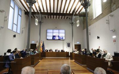El pleno de la Diputación de Zaragoza apoya el mantenimiento de las oficinas liquidadoras de tributos de la provincia