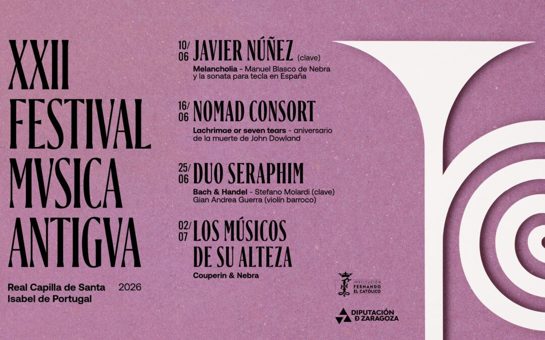 La iglesia de Santa Isabel acoge desde este miércoles la XXII edición del Festival de Música Antigua de la Diputación de Zaragoza