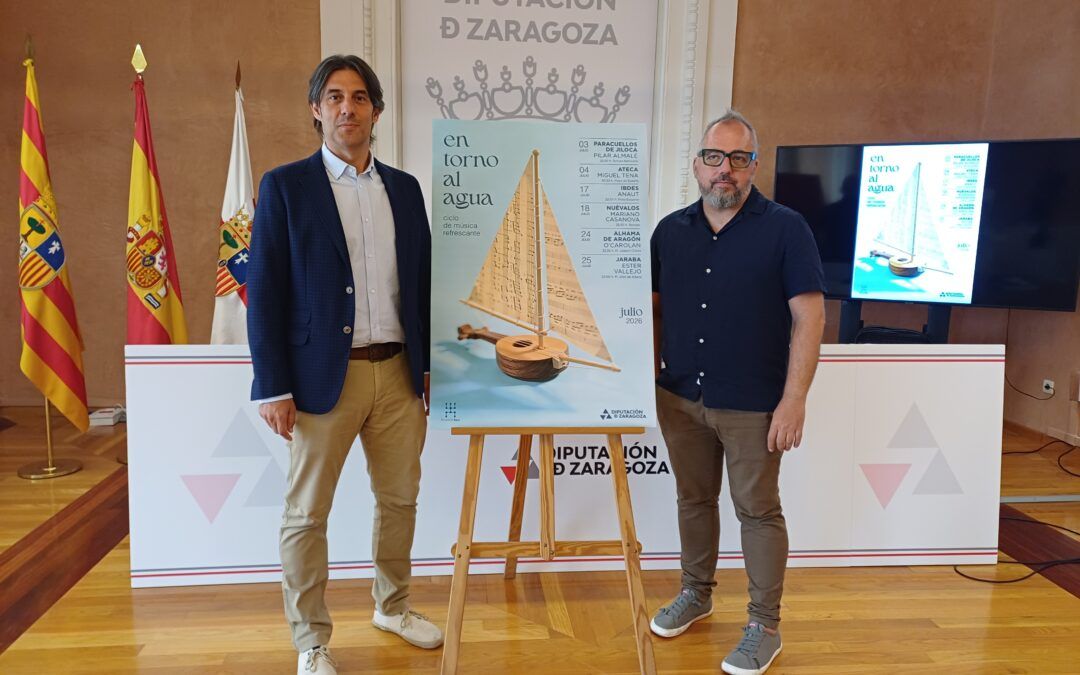 Pilar Almalé, Miguel Tena, Anaut, Mariano Casanova, O’Carolan y Ester Vallejo actuarán en el ciclo En Torno al Agua de la Diputación de Zaragoza