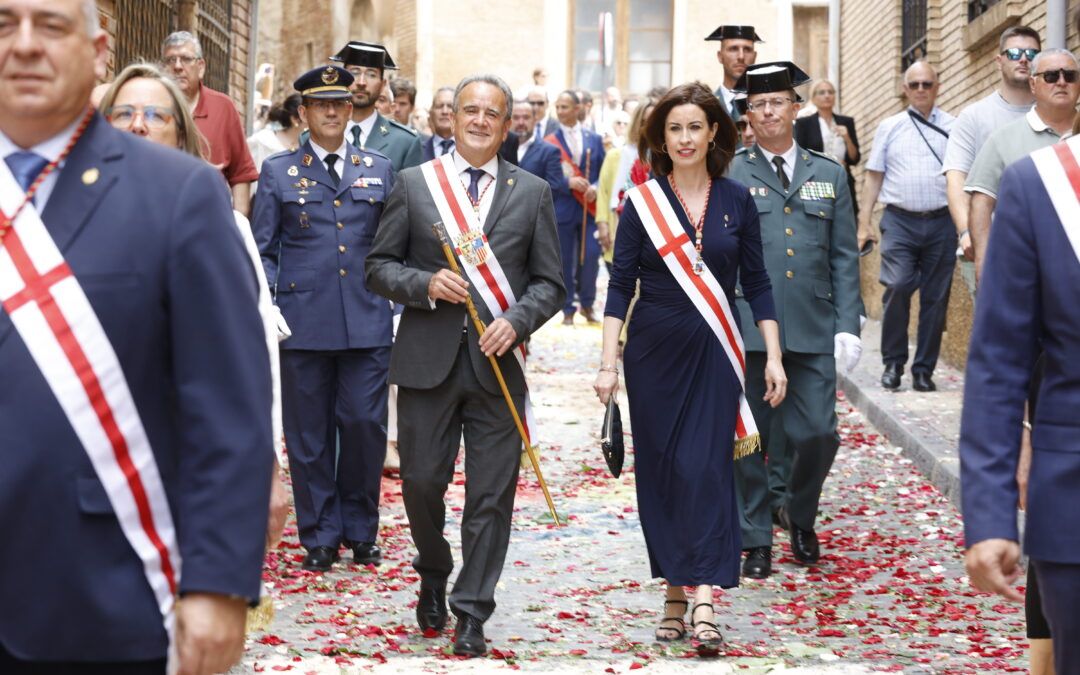 La Diputación de Zaragoza participa en la celebración de la tradicional fiesta de  los Corporales de Daroca