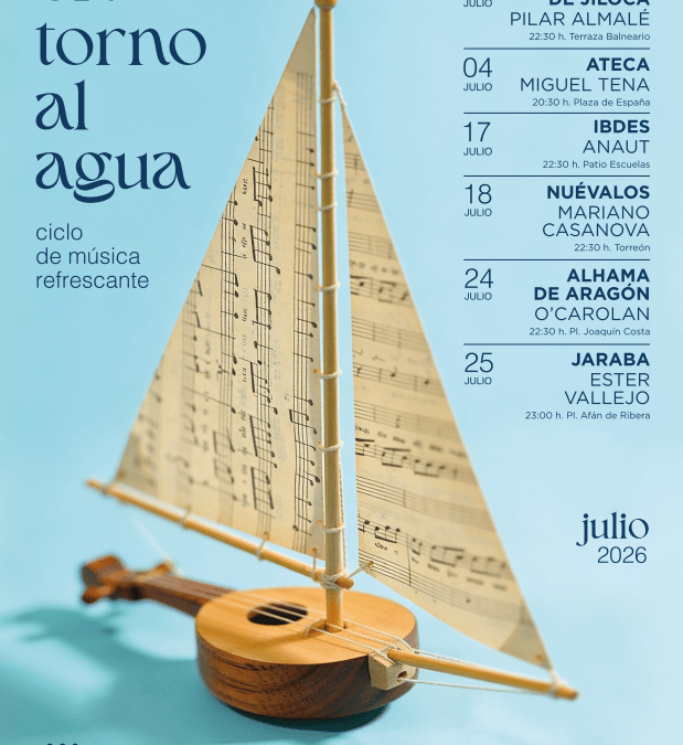 El ciclo “En torno al agua” de la DPZ arranca este viernes con Pilar Almalé en Paracuellos de Jiloca y continúa el sábado con Miguel Tena en Ateca
