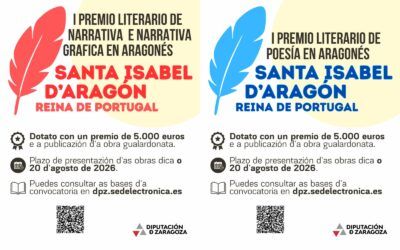 A Deputazión de Zaragoza convoca a primera edizión d’os suyos premios Santa Isabel de poesía, narrativa e narrativa grafica en aragonés