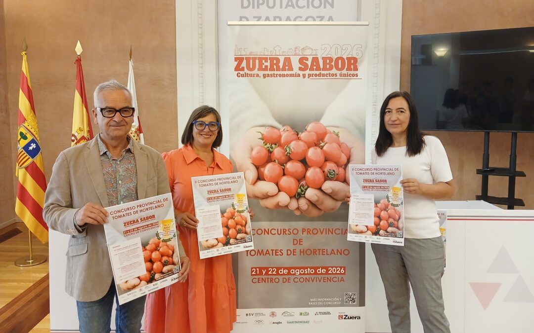 Zuera celebrará el 22 de agosto la segunda edición de su Concurso Provincial  de Tomates de Hortelano