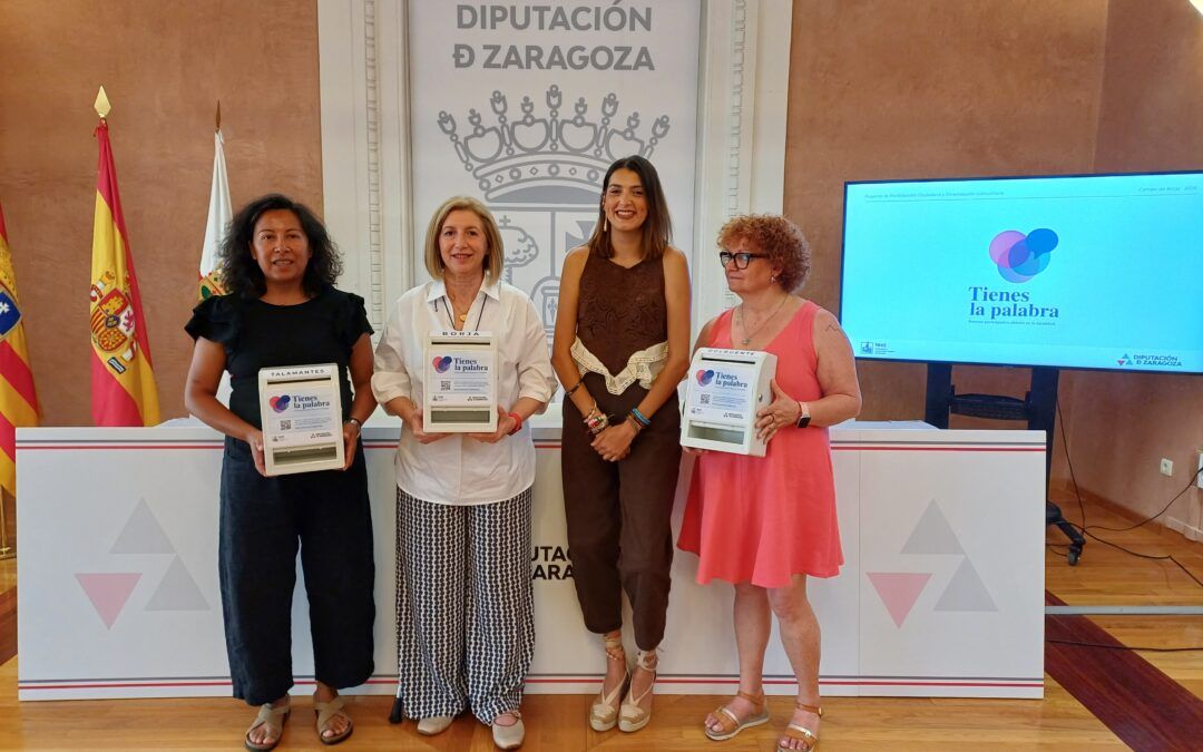 La Diputación de Zaragoza y la Federación de Asociaciones Vecinales de Zaragoza (FAVZ) llevan la participación ciudadana al medio rural con el proyecto «Tienes la palabra»