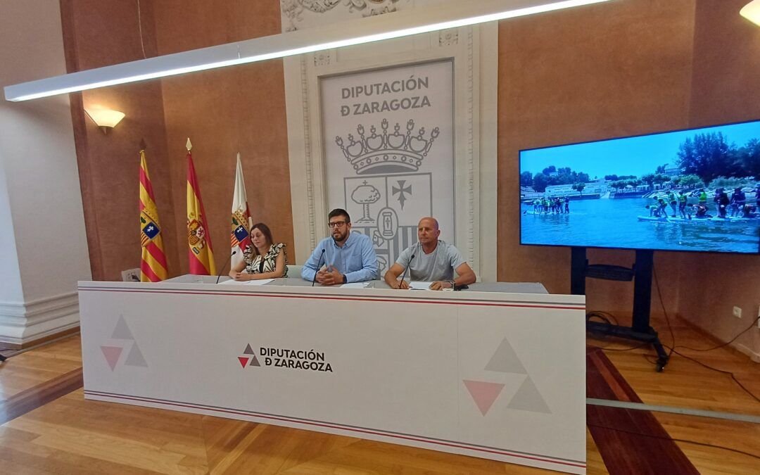 La Diputación de Zaragoza pone en marcha la iniciativa “Vive el Mar de Aragón” con 480 paseos gratuitos por el embalse de Mequinenza en lancha motora y “big paddle”