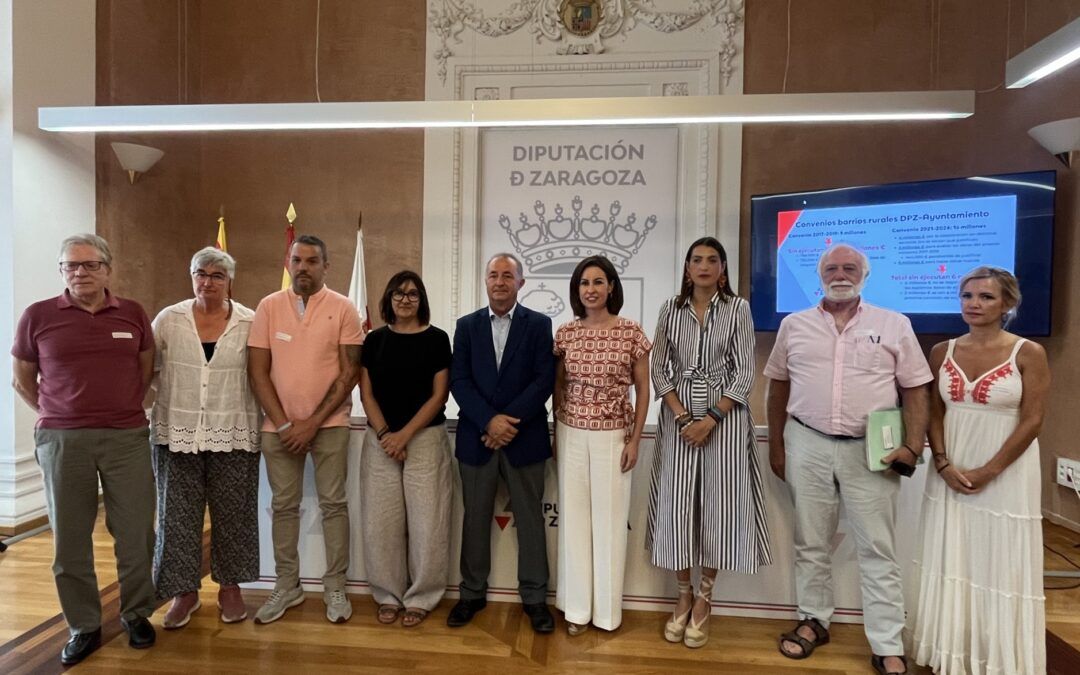 La DPZ traslada a los alcaldes de los barrios rurales los incumplimientos del Ayuntamiento y convoca la comisión de seguimiento para reclamarle 2 de los 6 millones inejecutados